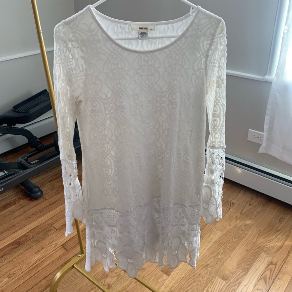 Lace long sleeve dress